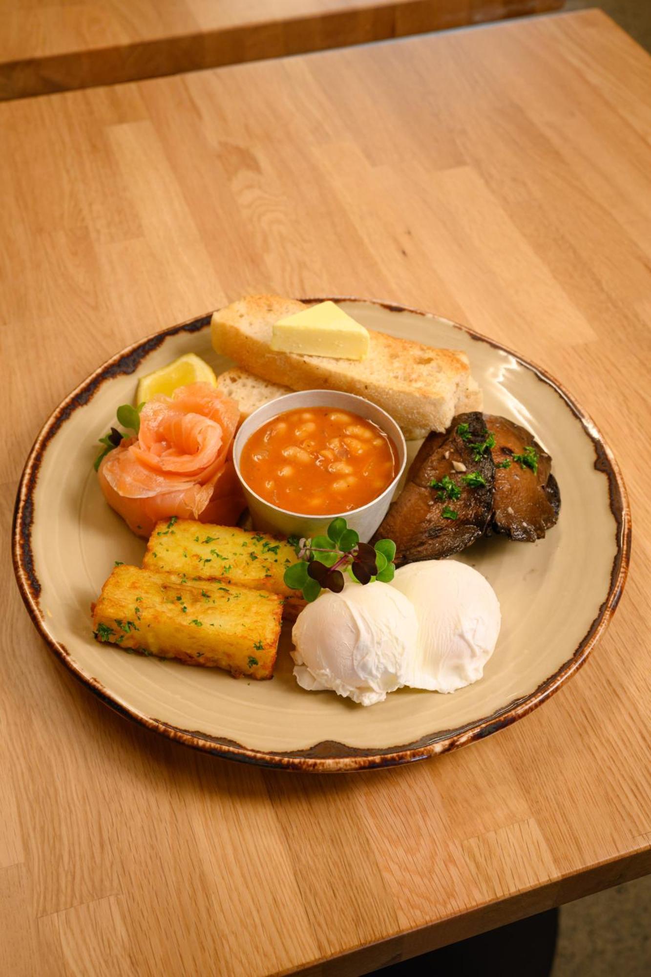 Отель Ohtel Окленд Экстерьер фото A vegetarian breakfast